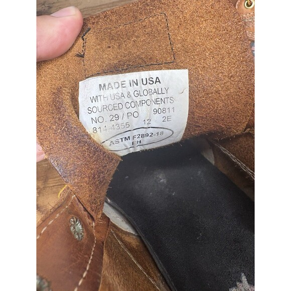 Thorogood American Heritage Men's 6" Leather Moc Toe Work Boots Brown Size 12 E - Picture 7 of 11